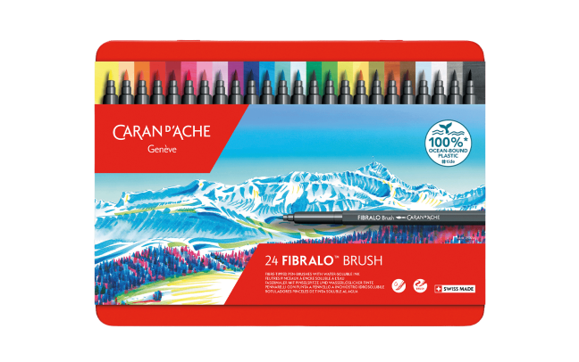 Box 24 Fibre-tipped Pens Fibralo™ Brush