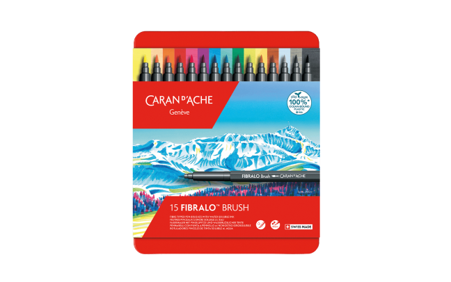 Box 15 Fibre-tipped Pens Fibralo™ Brush