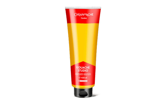 Tube 450 ml Gouache Studio Primary Yellow
