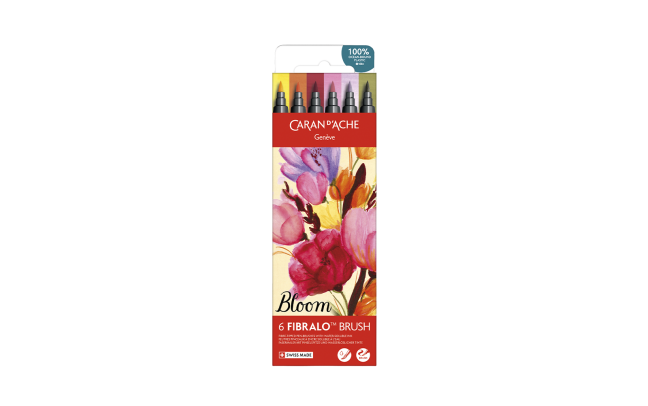 Set 6 Fibre-tipped Pens Fibralo™ Brush Bloom