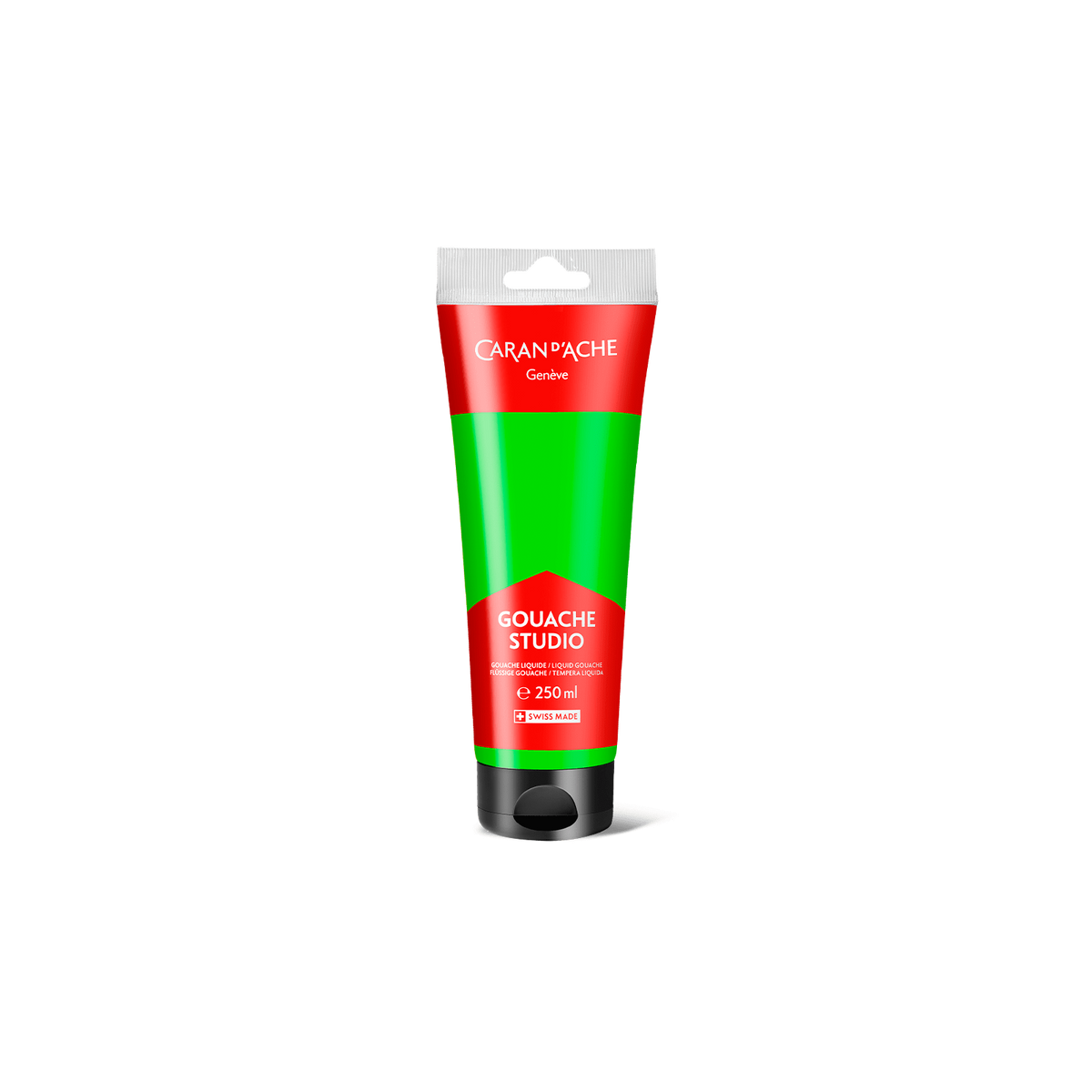 Tube 250 ml Gouache Studio Vert jaune fluo