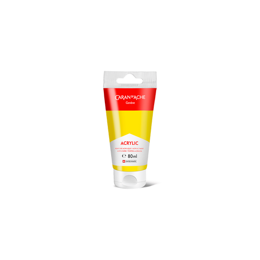 Tube 80 ml Acrylic Primary yellow