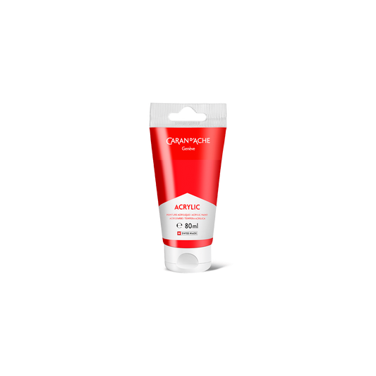Tube 80 ml Acrylic Scarlet