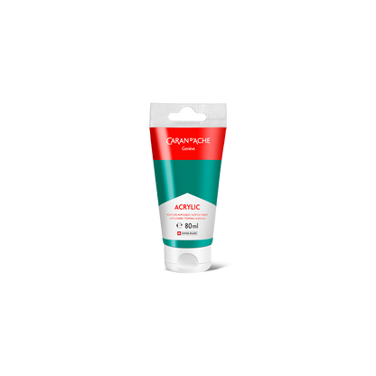 Tubo 80 ml Acrilico Verde smeraldo