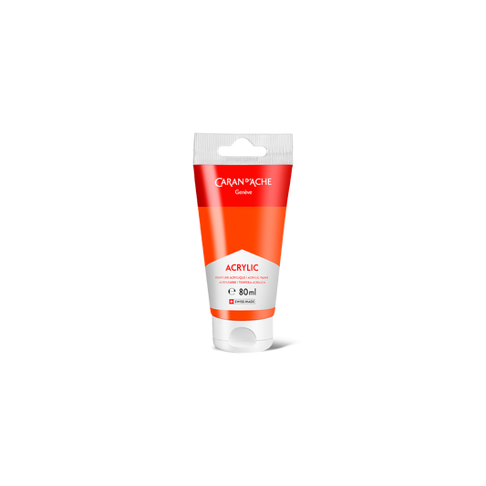 Tube 80 ml Acrylic Vermilion