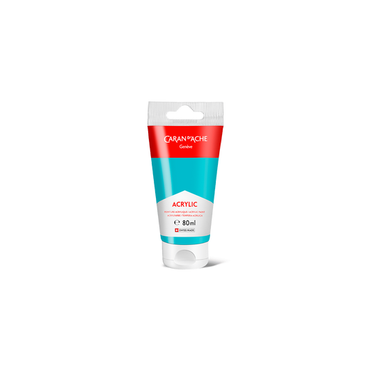Tube 80 ml Acrylic Turquoise blue