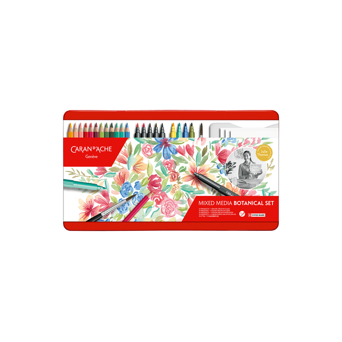 Botanisches multiprodukt-set by Julie Thomas + 1 Online-Kreativkurs