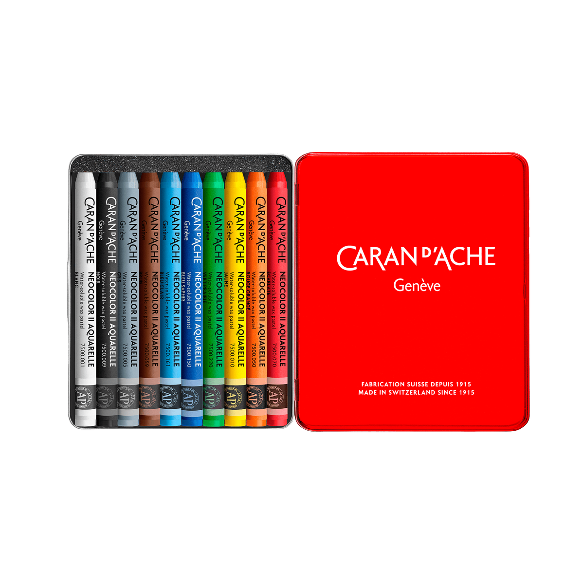 Boîte 10 Pastels NEOCOLOR™ II Aquarelle Tom Sachs - Édition Spéciale