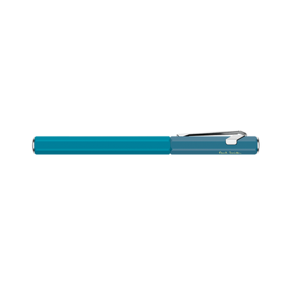 Penna stilografica 849™ PAUL SMITH Cyan Blue & Steel Blue (F) – Edizione limitata