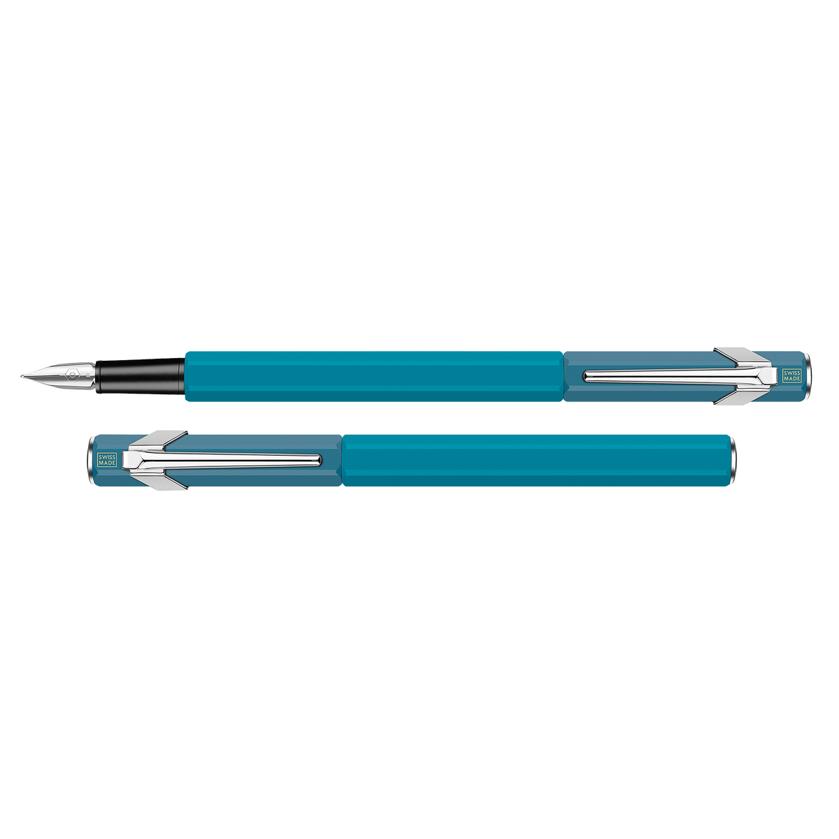 Penna stilografica 849™ PAUL SMITH Cyan Blue & Steel Blue (F) – Edizione limitata