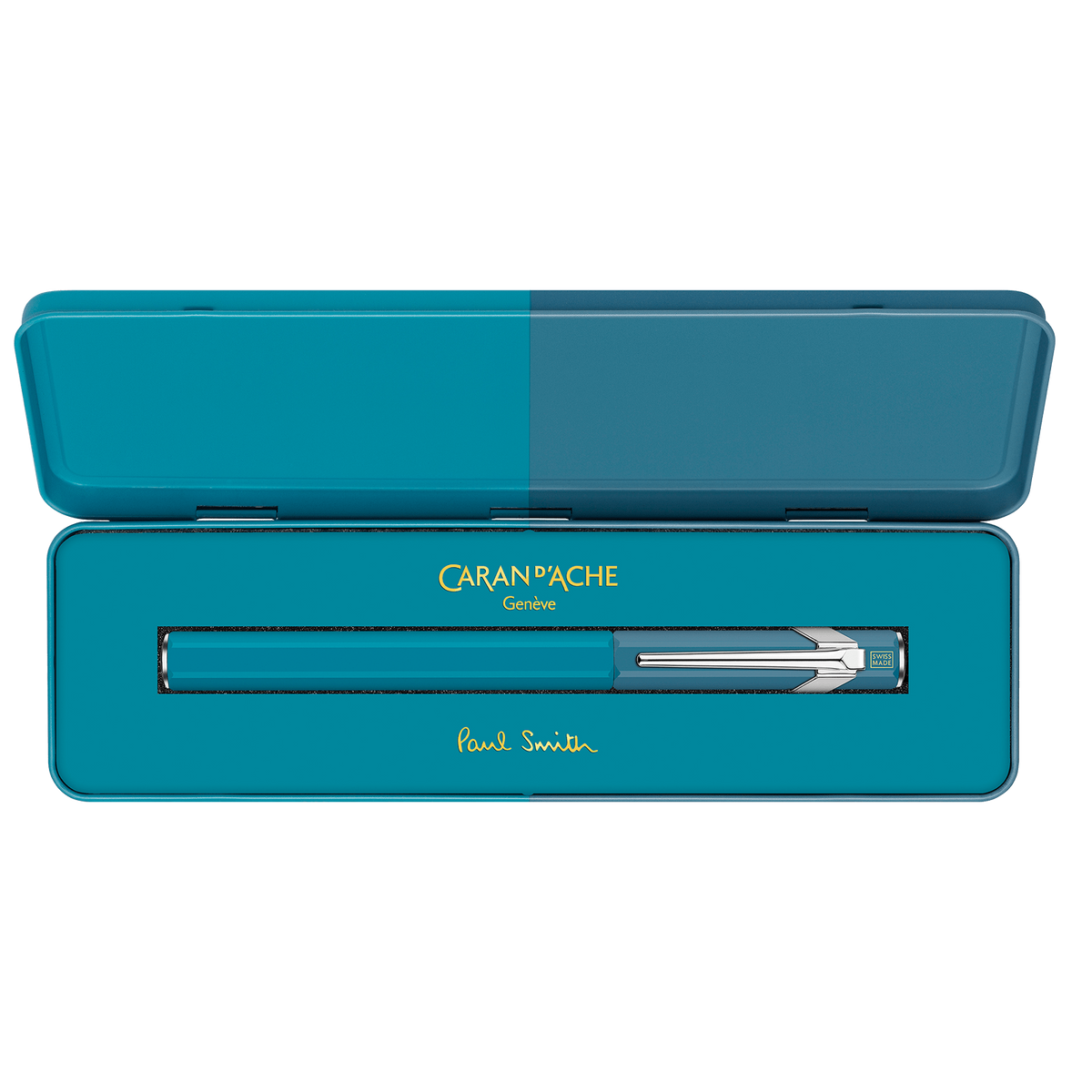 Penna stilografica 849™ PAUL SMITH Cyan Blue & Steel Blue (F) – Edizione limitata