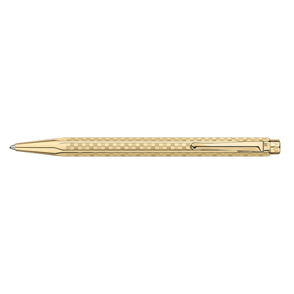 Penna a Sfera Ecridor™ Damier Dorata
