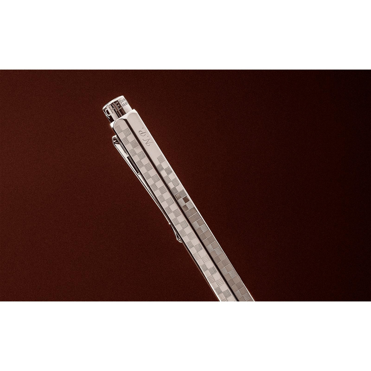 Ballpoint Pen Ecridor™ Damier Grey Silver