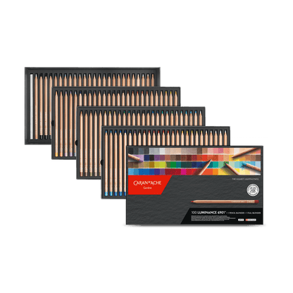 Scatola da 100 colori LUMINANCE 6901™+ 2 Blender