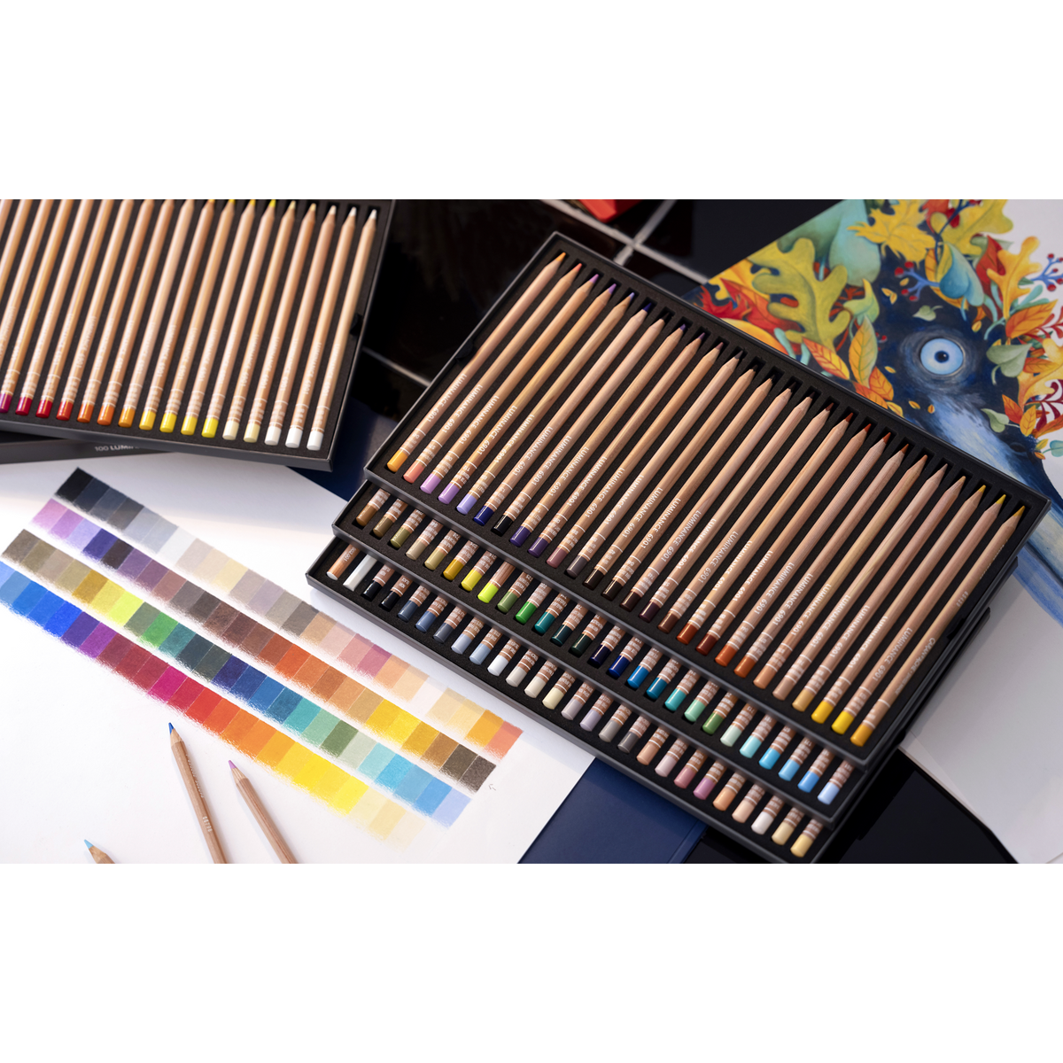 Scatola da 100 colori LUMINANCE 6901™+ 2 Blender