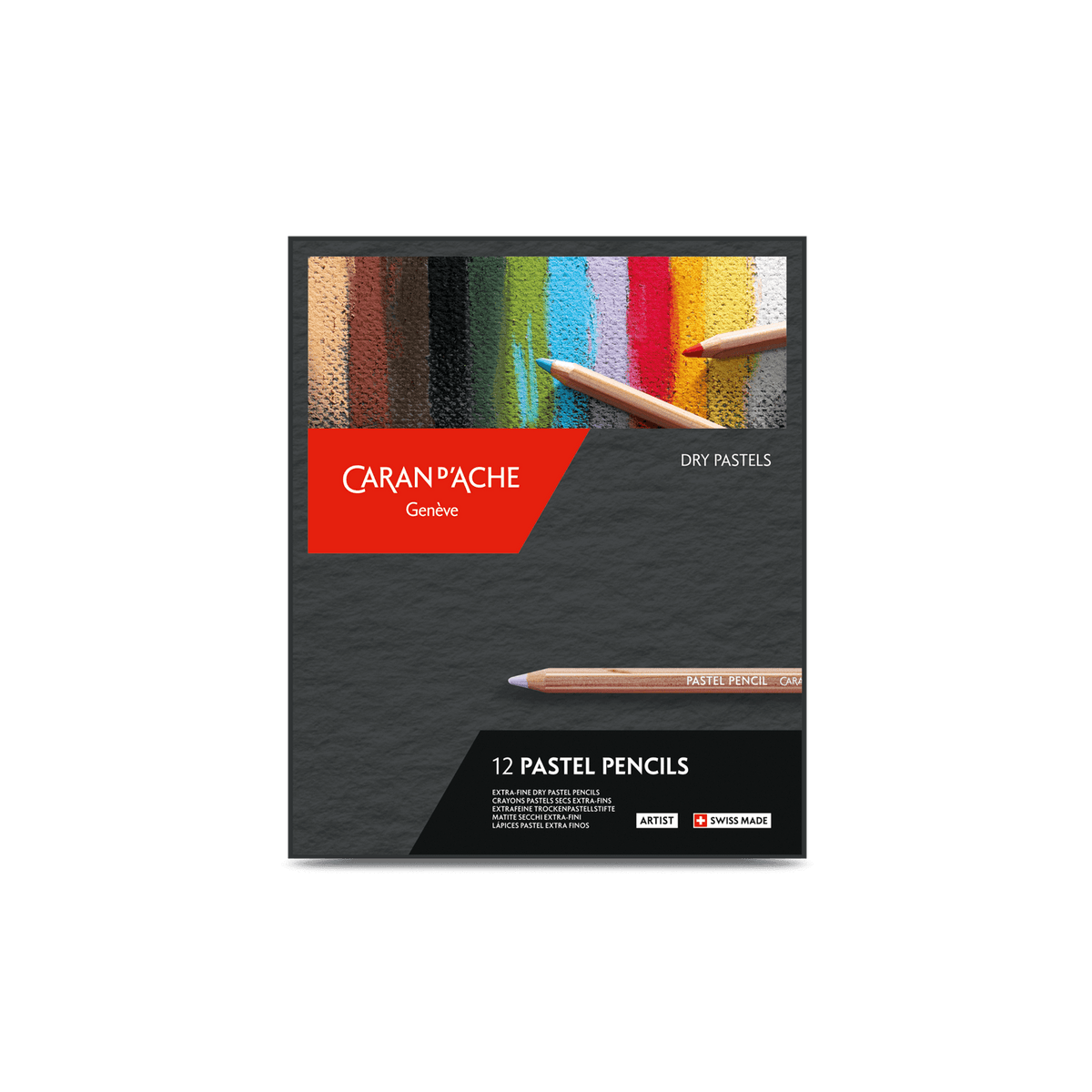 Box of 12 Colours PASTEL PENCILS