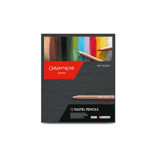 Box of 12 Colours PASTEL PENCILS