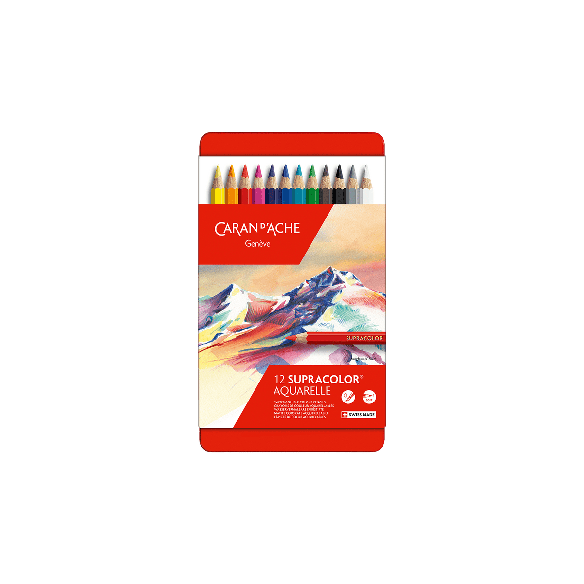 Boîte 12 Couleurs SUPRACOLOR™ Aquarelle
