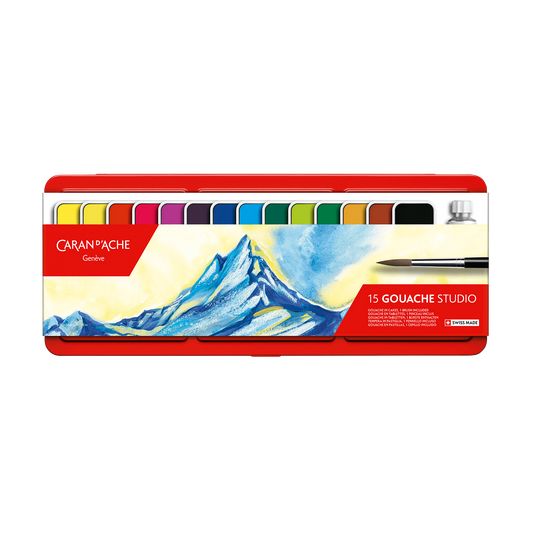 Box of 15 Colour Tablets GOUACHE STUDIO