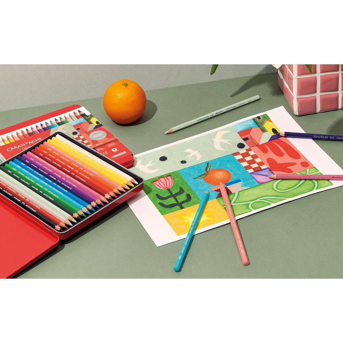 Scatola da 18 colori SUPRACOLOR™ Aquarelle – Edizione Speciale