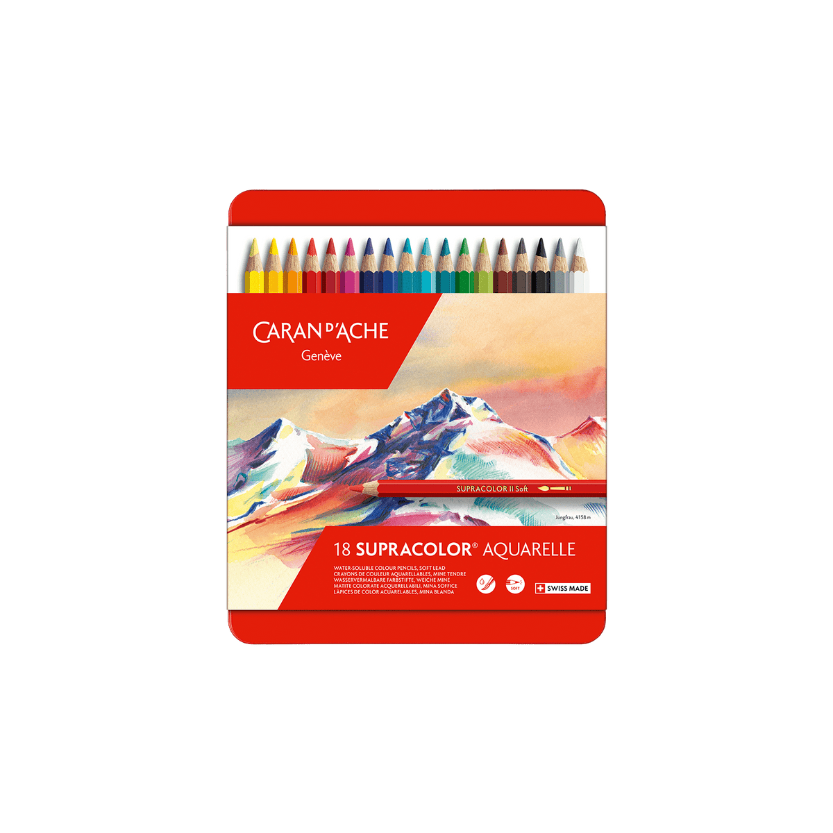 Etui 18 Farben SUPRACOLOR™ Aquarelle