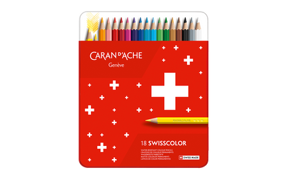 Scatola da 12 colori SWISSCOLOR permanente