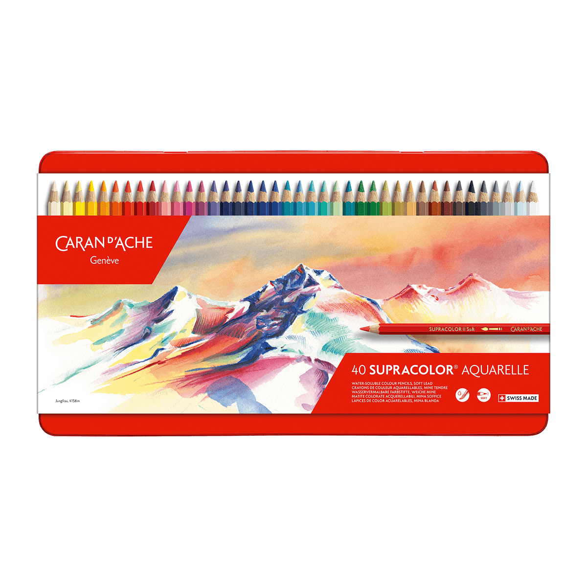 Scatola da 40 Colori SUPRACOLOR™ Aquarelle