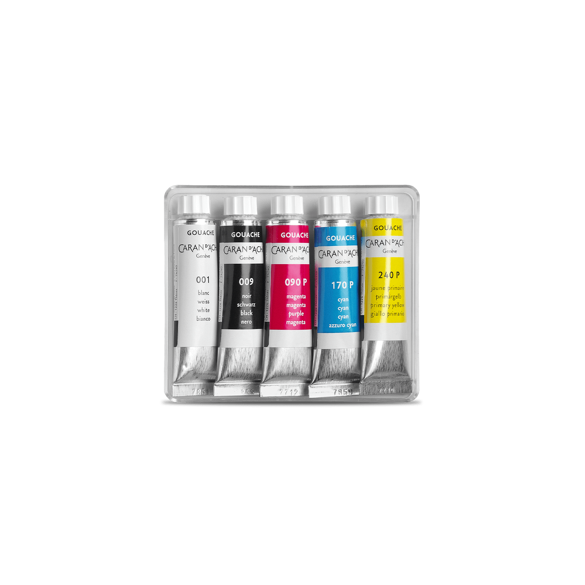 Box of 5 Tubes of Paint GOUACHE STUDIO 10 ml