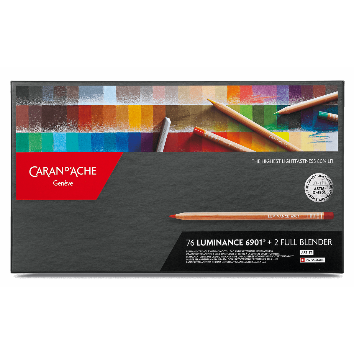 Box of 76 Colours LUMINANCE 6901™ + 2 Full Blender