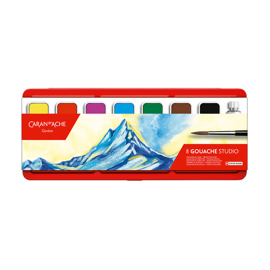 Box of 8 Colour Tablets GOUACHE STUDIO