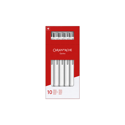 Boîte de 10 stylos bille 849™ CLASSIC LINE Blancs