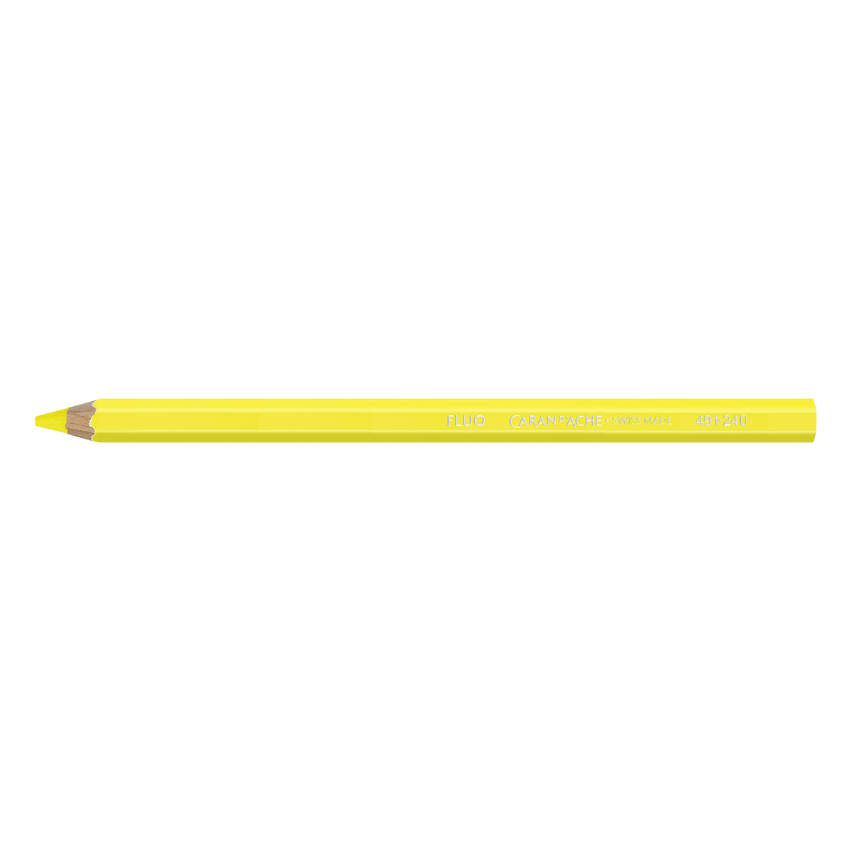 Boîte de 12 crayons MAXI Jaunes Fluo