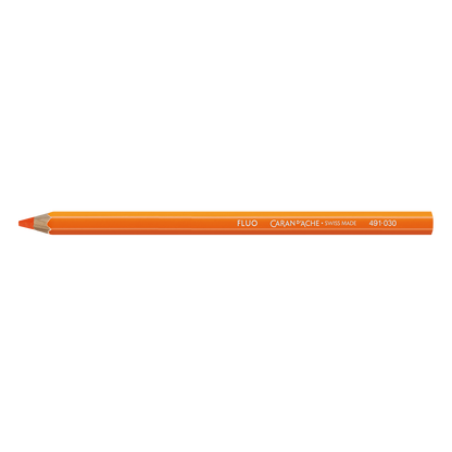 Boîte de 12 crayons MAXI Oranges Fluo
