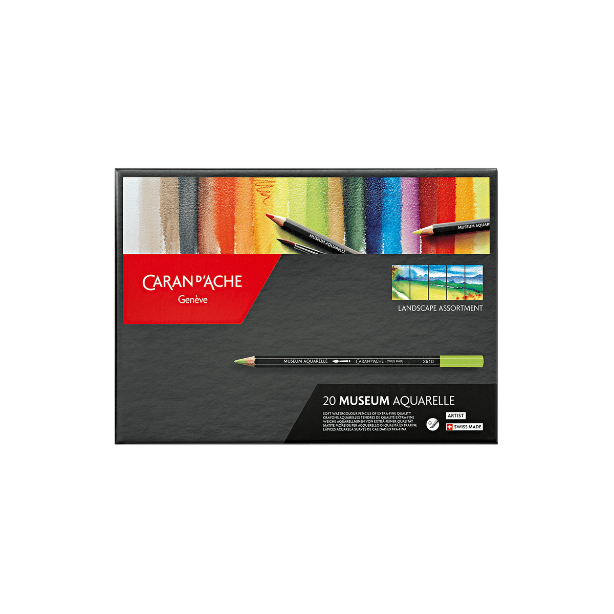 Landscape Box of 20 Colours MUSEUM Aquarelle