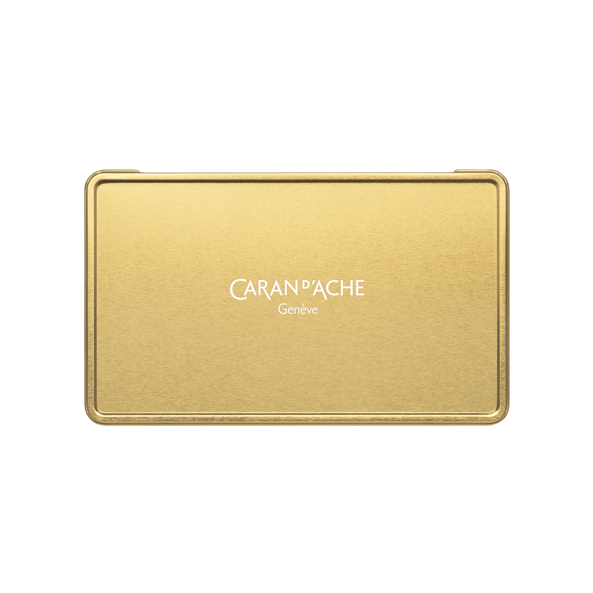 Empty XL gold metal box