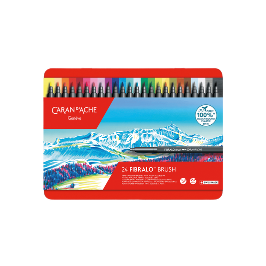 Box 24 Fibre-tipped Pens Fibralo™ Brush
