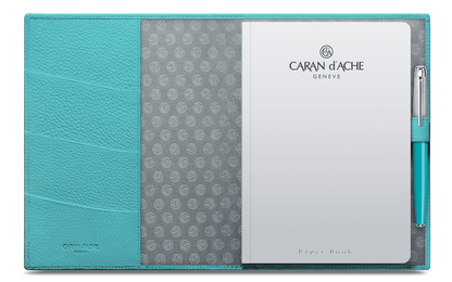 Cahier Cuir A5 LÉMAN TURQUOISE