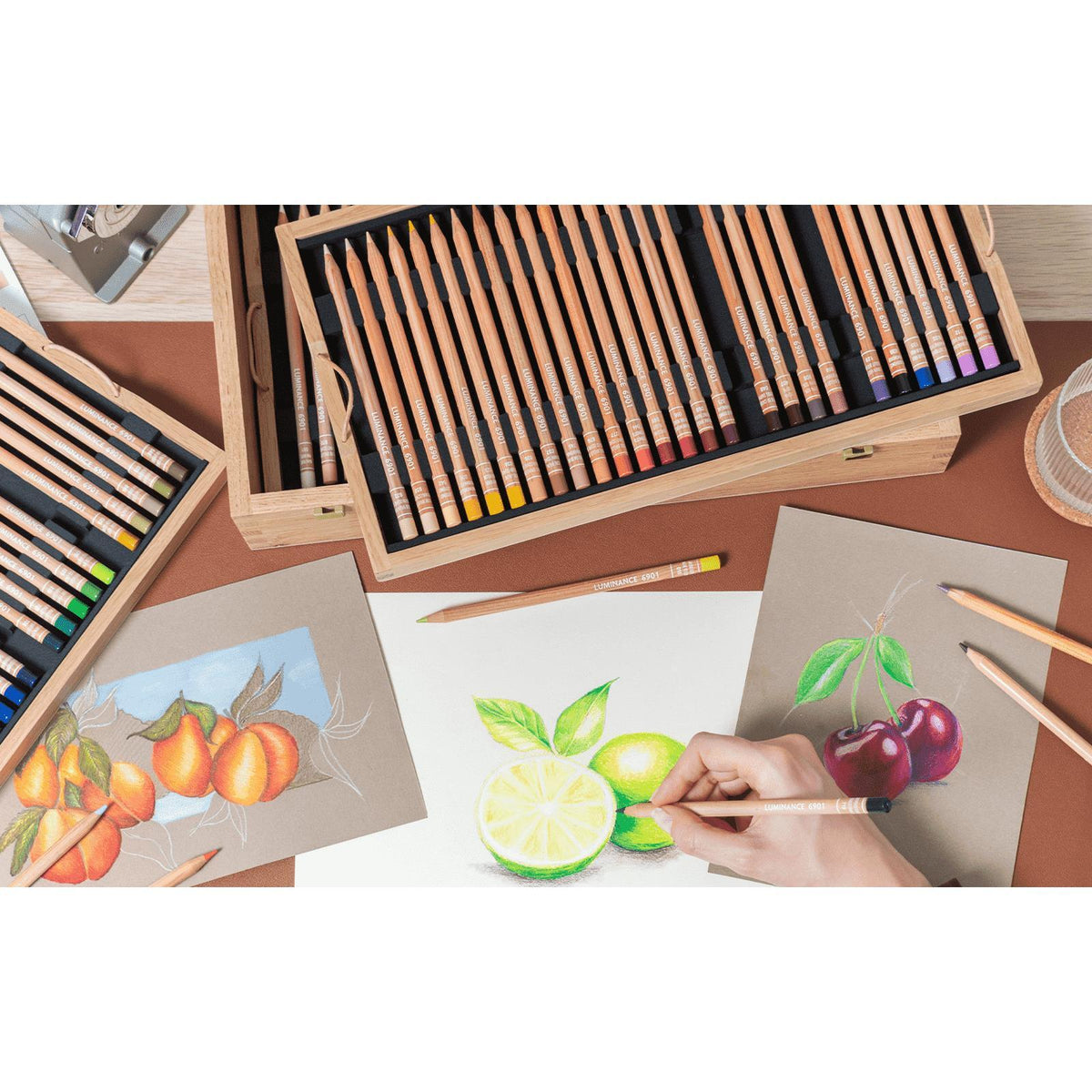 Coffret 100 Crayons de couleur Luminance 6901™