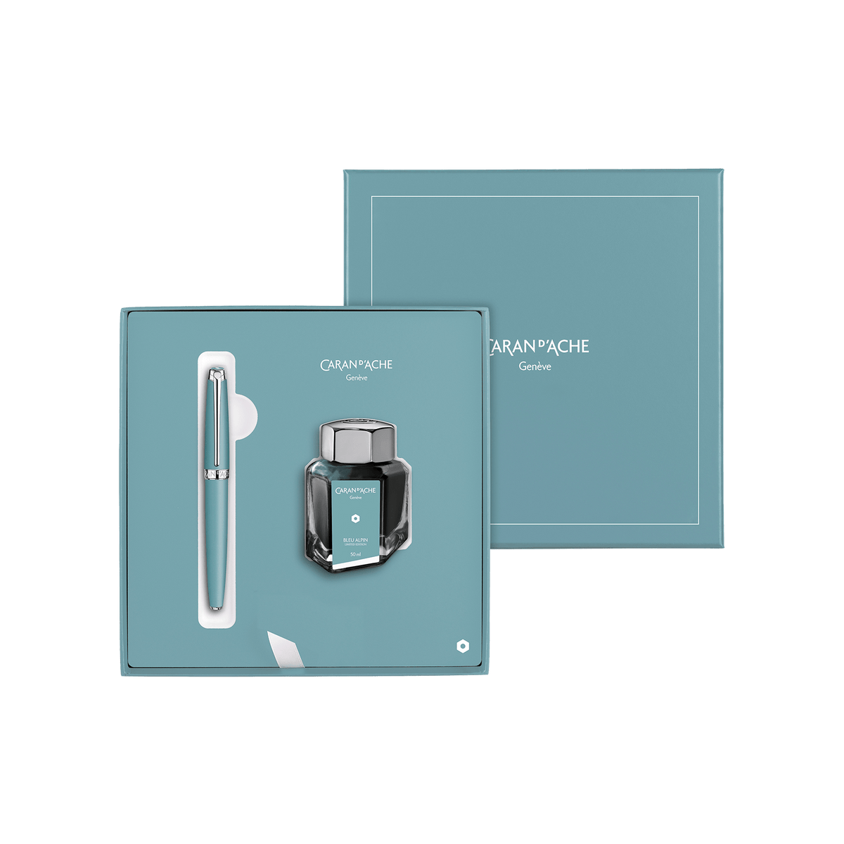 Geschenkbox Füllfederhalter LÉMAN™ Bleu Alpin