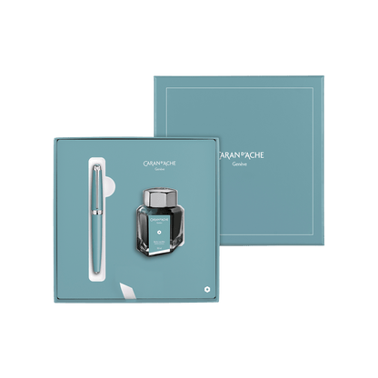 Geschenkbox Füllfederhalter LÉMAN™ Bleu Alpin