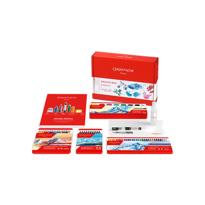Sortiment von Produkte Creative Box + 3 Online-Kreativkurse