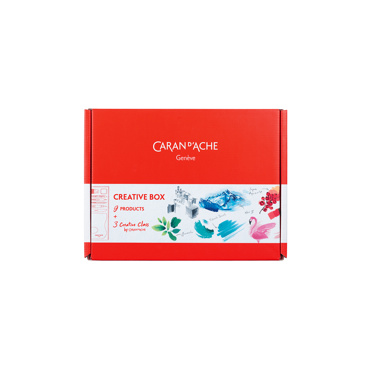 Sortiment von Produkte Creative Box + 3 Online-Kreativkurse