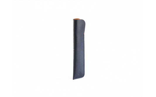 ETUI POUR 1 STYLO CUIR NOIR