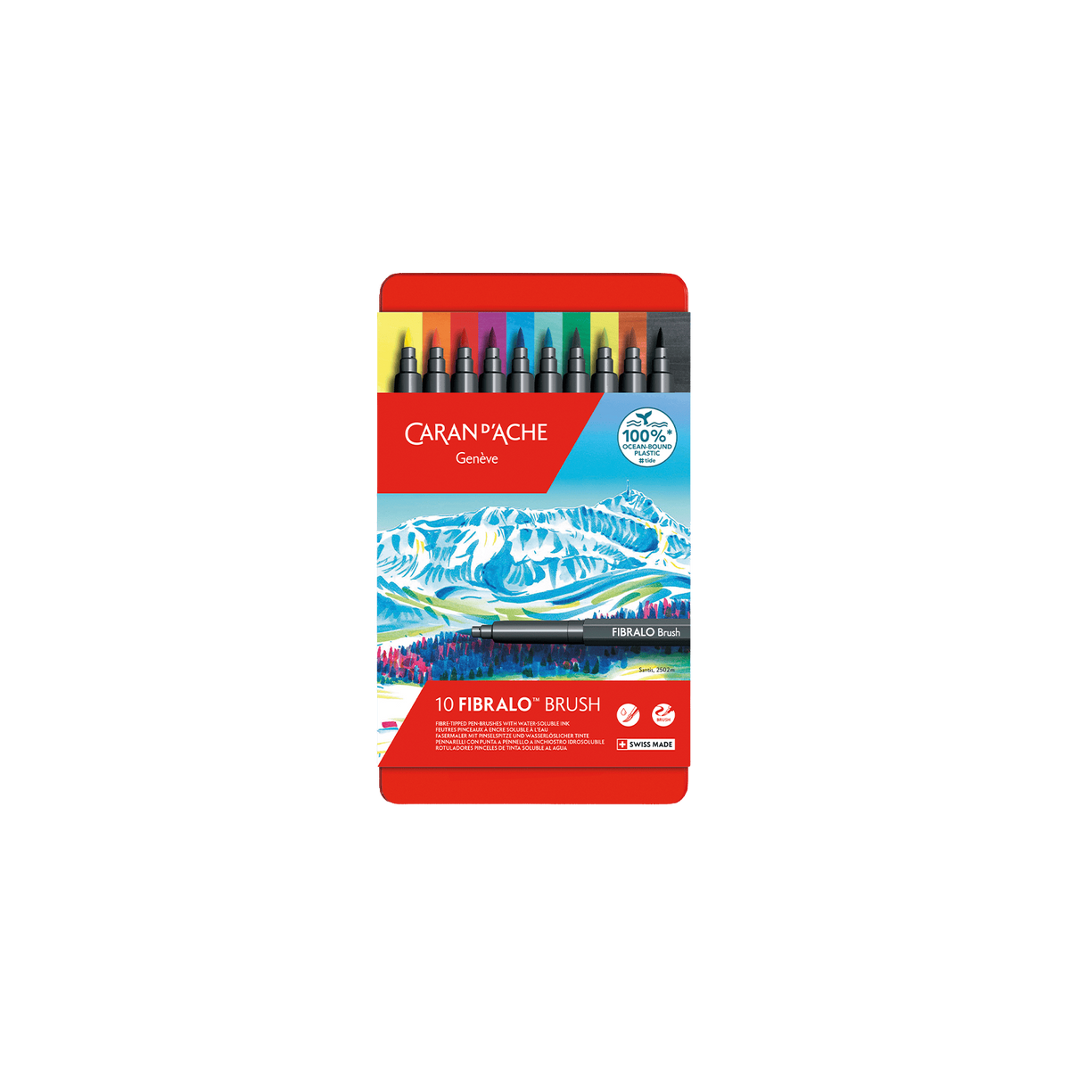 Confezione da 10 Pennarelli Fibralo™ Brush