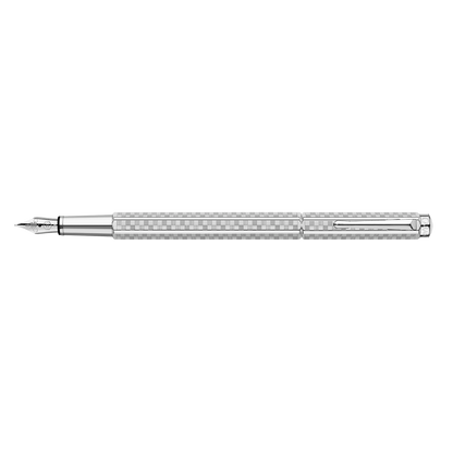 Penna Stilografica Ecridor™ Damier Grigio Argento