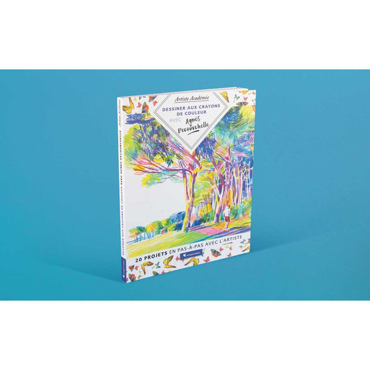 Libro « Disegnare con i pastelli con Agnès Decourchelle » Versione Francese