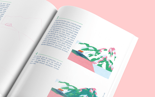 LIBRO «Le Pastel avec Beya Rebaï» Versione Francese
