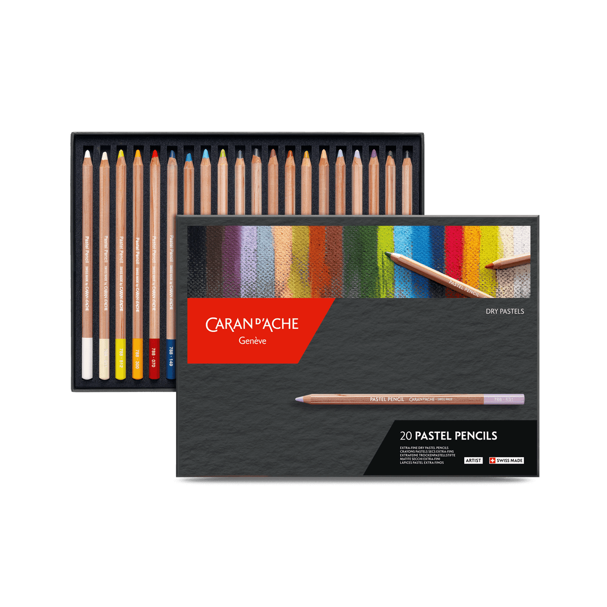 PASTEL PENCILS – Sortiment mit 20 Farben