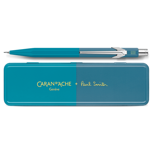Portamine 849™ PAUL SMITH Cyan Blue & Steel Blue – Edizione limitata