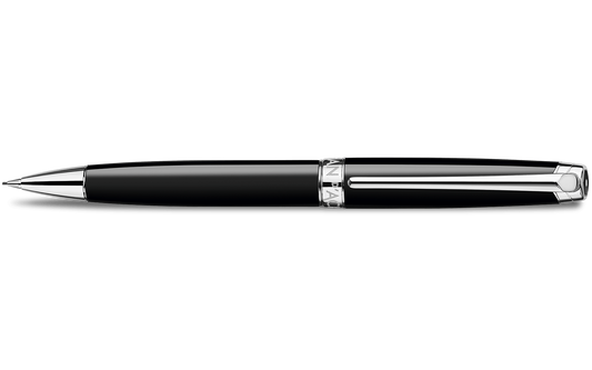 Silver-Plated, Rhodium-Coated LÉMAN™ EBONY BLACK Mechanical Pencil